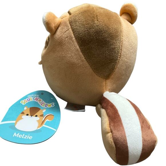 Squishmallows Melzie Squarel Tan and White Kids Toy - Picture 2 of 7